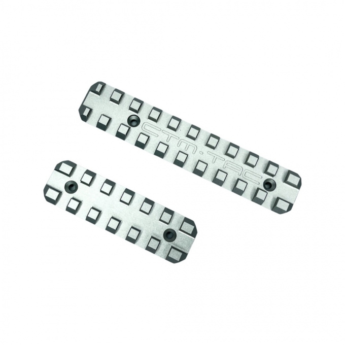AAP-01 CNC Upper and Lower Picatinny Rail Set (Silver)