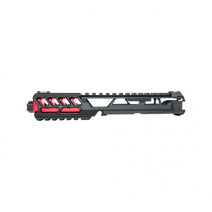 AAP-01 CNC Upper Set FUKU-2 (Long) (Black/Red)
