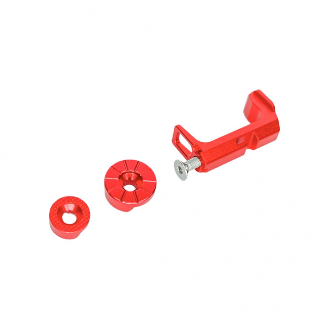 AAP-01 FUKU-2 CNC Extended Mag Release (Red)