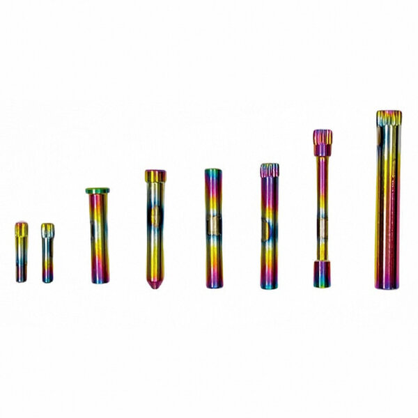 AAP-01 Stainless Steel Pin Set (Electroplated Chameleon)