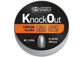 Airgun Slugs Knock Out 5.5mm .216 (25.39 grain)