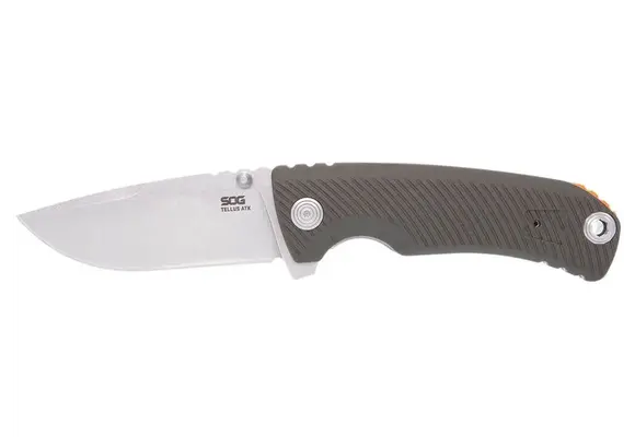 Tellus ATK Knife (Olive Drab + Orange)