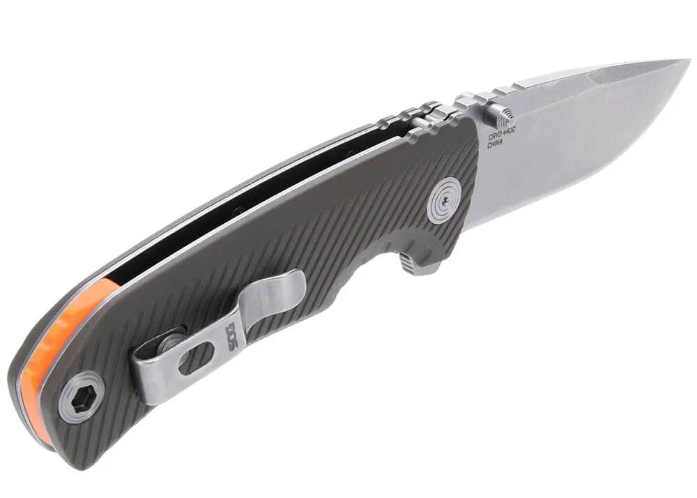 Tellus ATK Knife (Olive Drab + Orange)