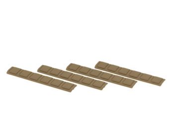 Soft Rail Cover Model B for Keymod (Dark Earth)