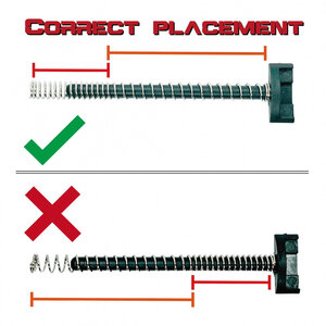AAP-01 160% Non-Linear Performance Guide Rod Spring