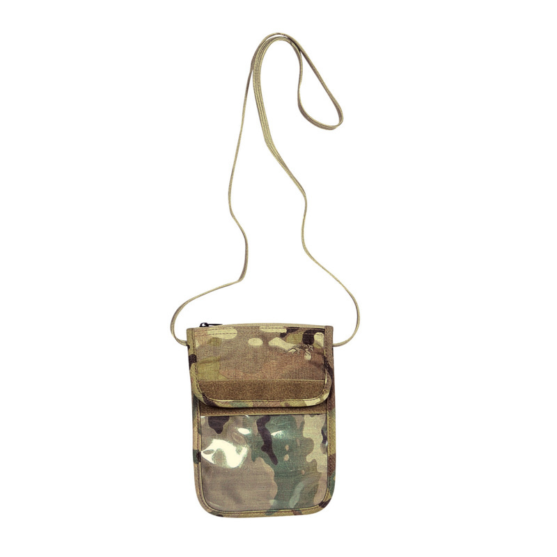 Neck Pouch Transparent ID Holder (Multicam)