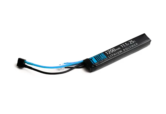 11.1V 1200mAh 25C LiPo Battery (Stick - Deans)