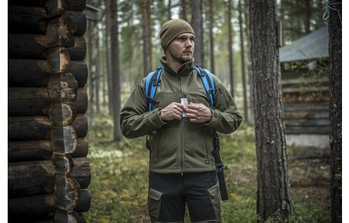 Classic Army Fleece Jacket (Black)