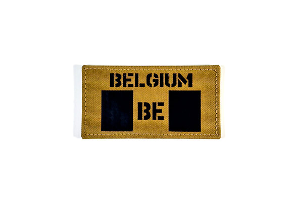 Belgium Flag Patch (Coyote / IR)