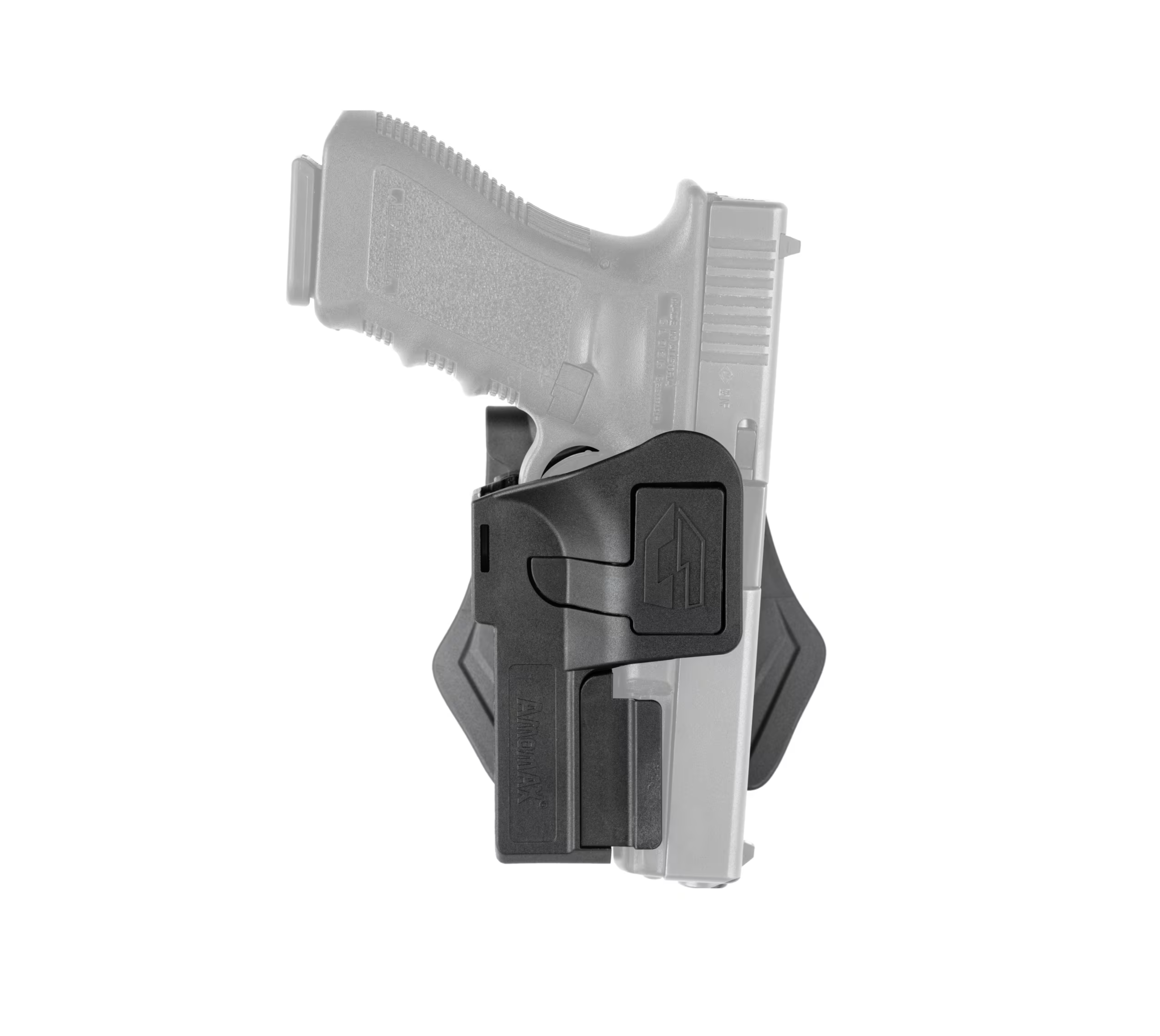 Universal Paddle Holster for Rail Pistols (Black)