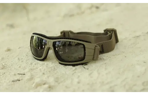 LYNX Grey/Clear (Matte Tan Frame)