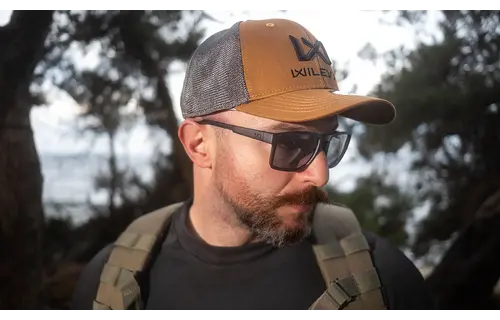 Trucker Cap (Tan/Grey)