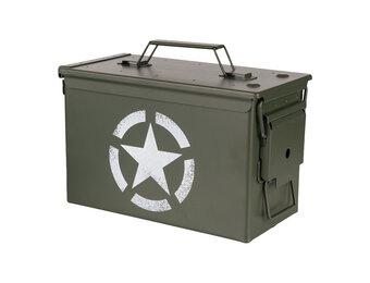 .50 Munitiekist Ammo Box (US Army Star)