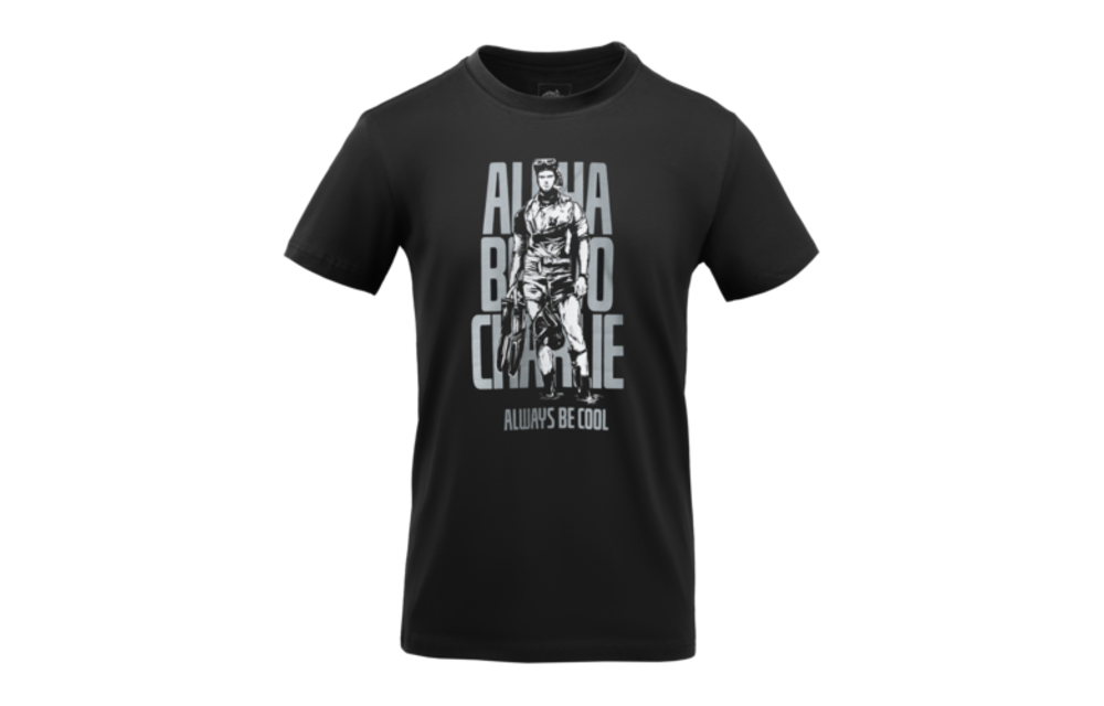 T-Shirt ABC Alfa Bravo Charlie (Black)