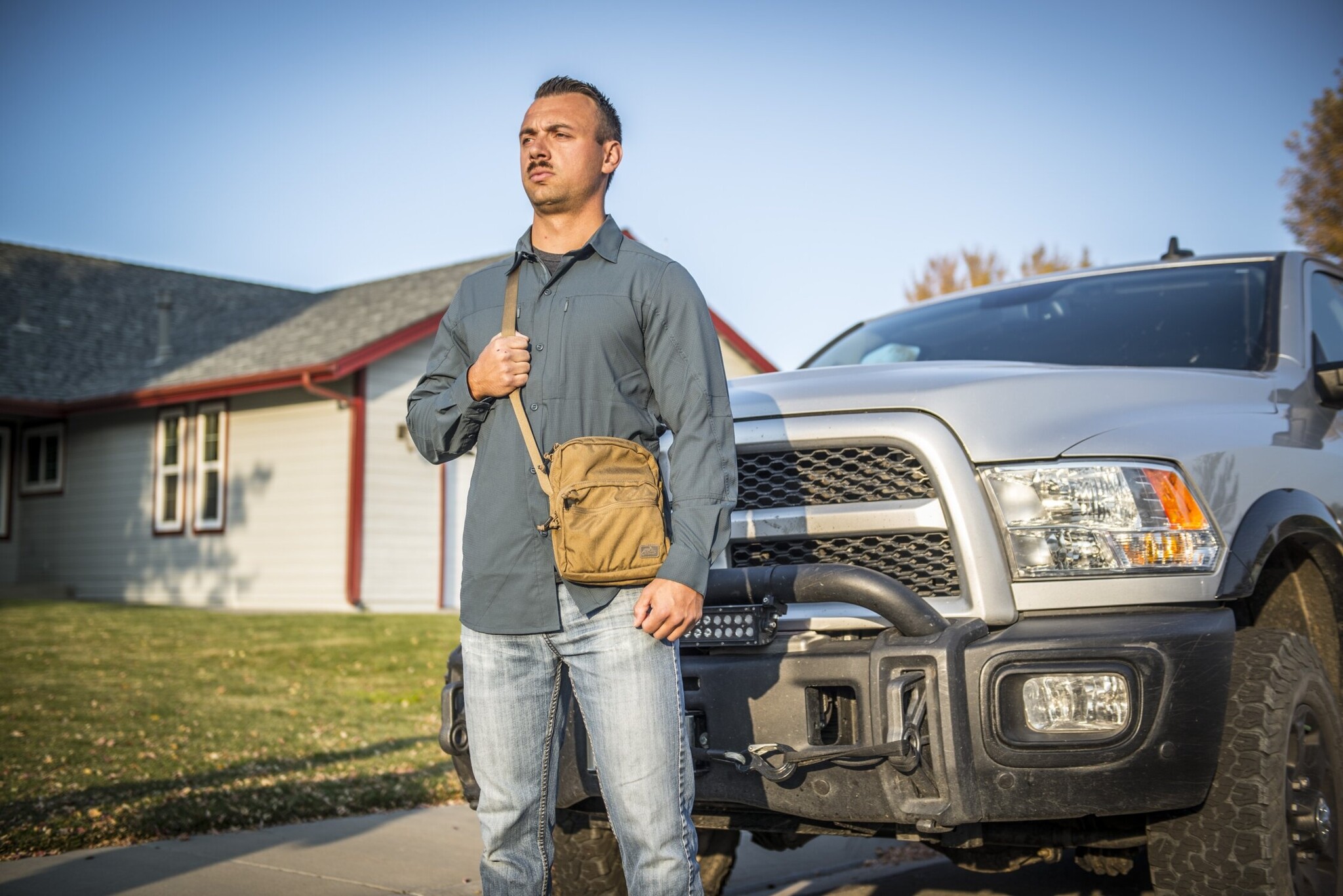 EDC Compact Shoulder Bag (Shadow Grey)