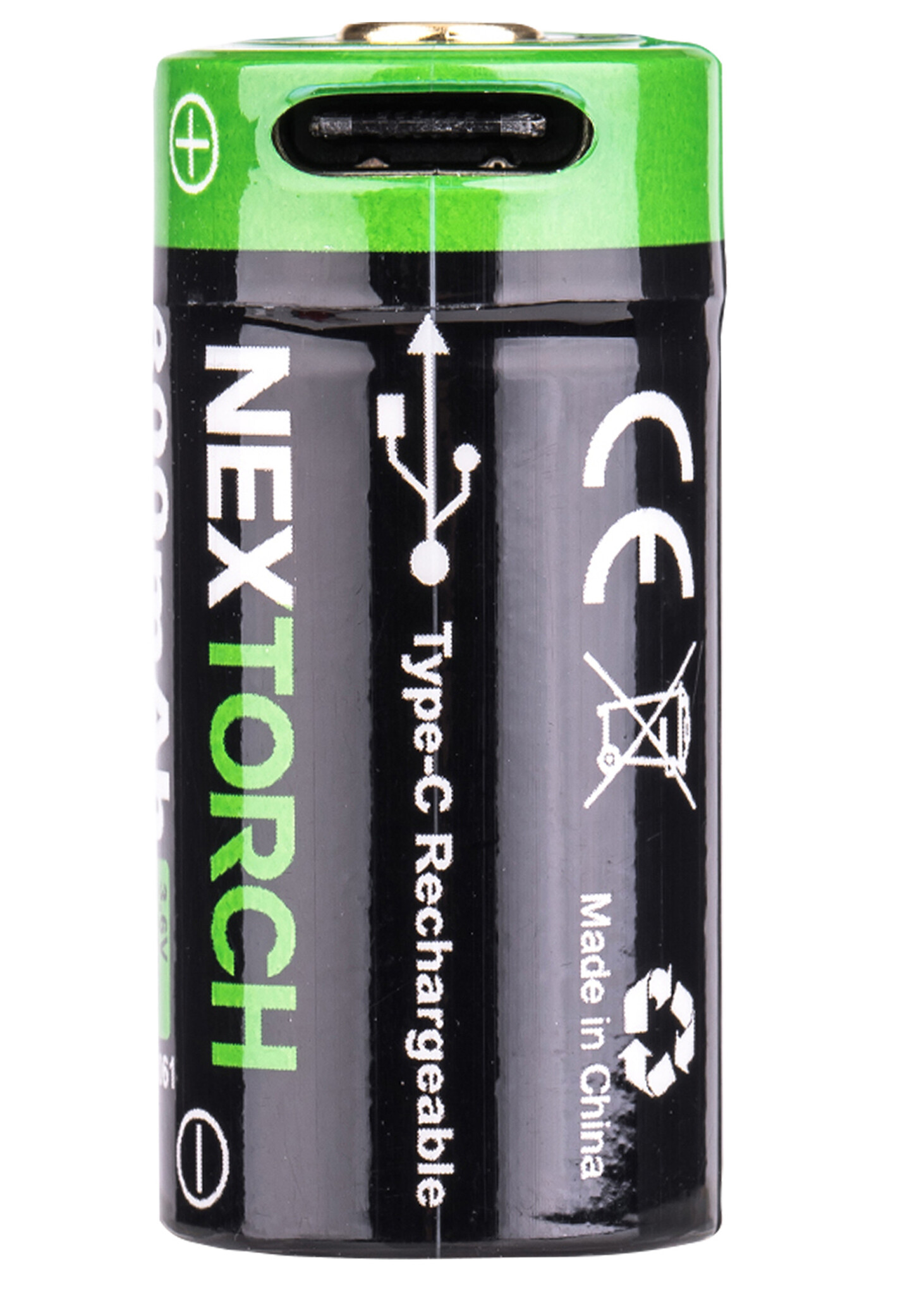 16340 Li-Ion USB Battery