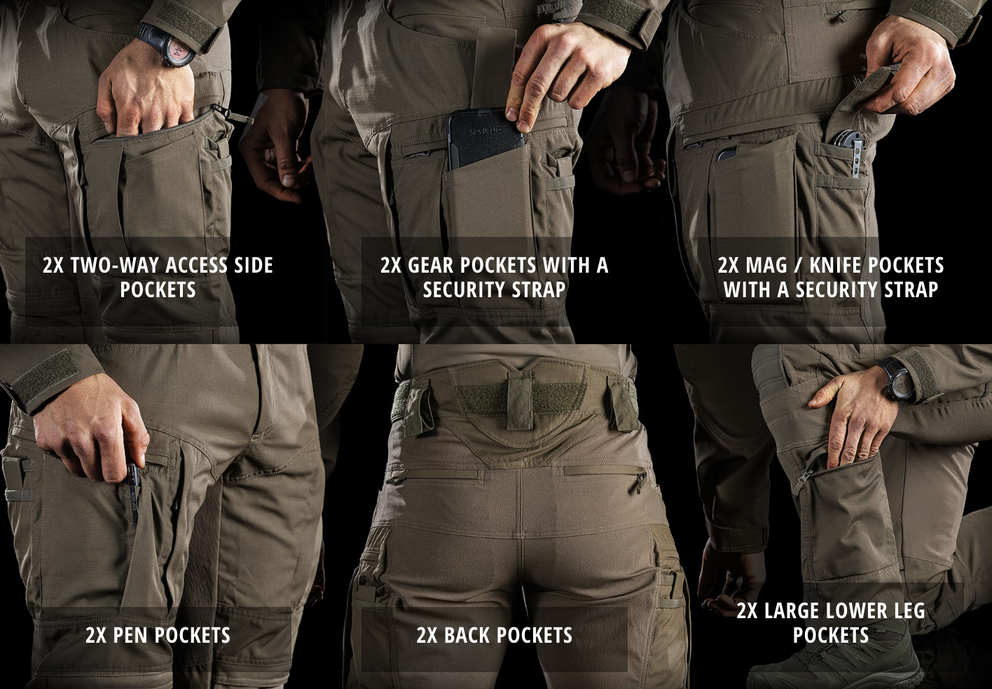 Striker XT Gen. 3 Combat Pants (Black)