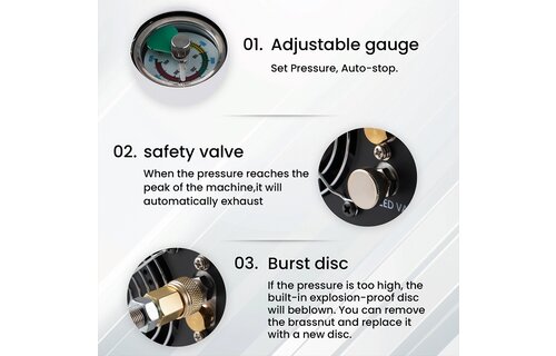 PCP / HPA Compressor 300bar 4500PSI Oilless