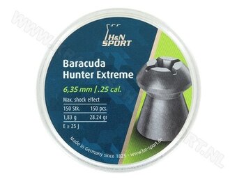 Baracuda Hunter Extreme 6.35mm Pellets 150pcs (1,83g)