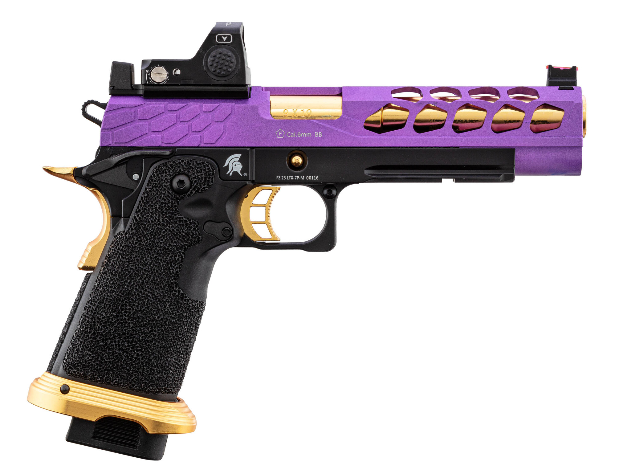 KNIGHTSHADE Hi-Capa 5.1 + RMR GBB (Purple/Gold)