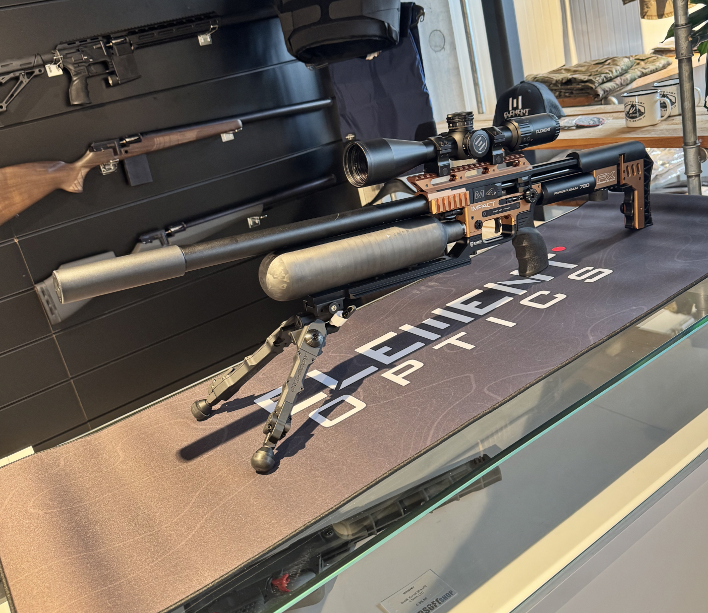 Impact M4 Sniper 5.5mm PCP (Copper) (107J) + Scope + Bipod + Rail
