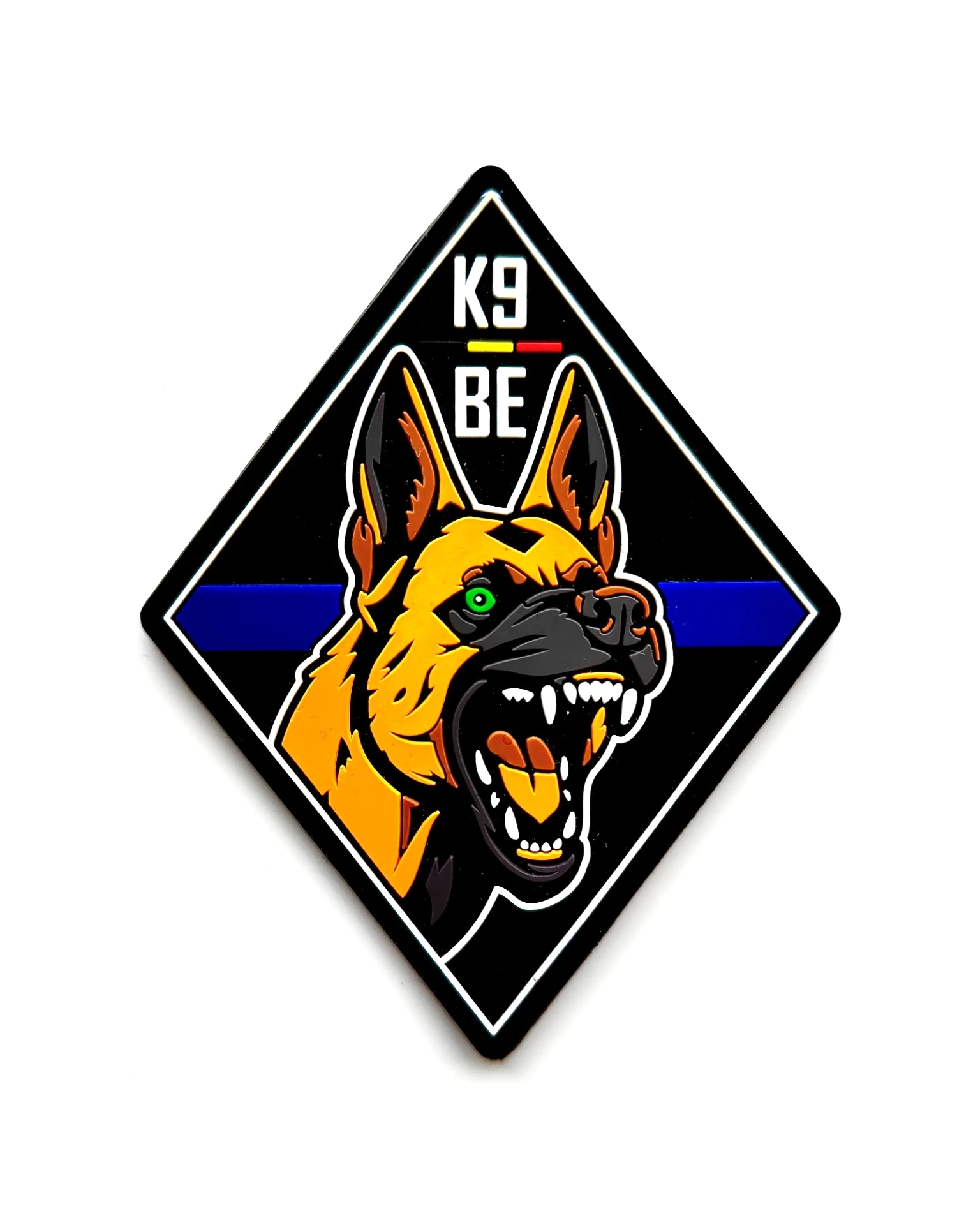 K9 Belgium Patch (Thin Blue Line)