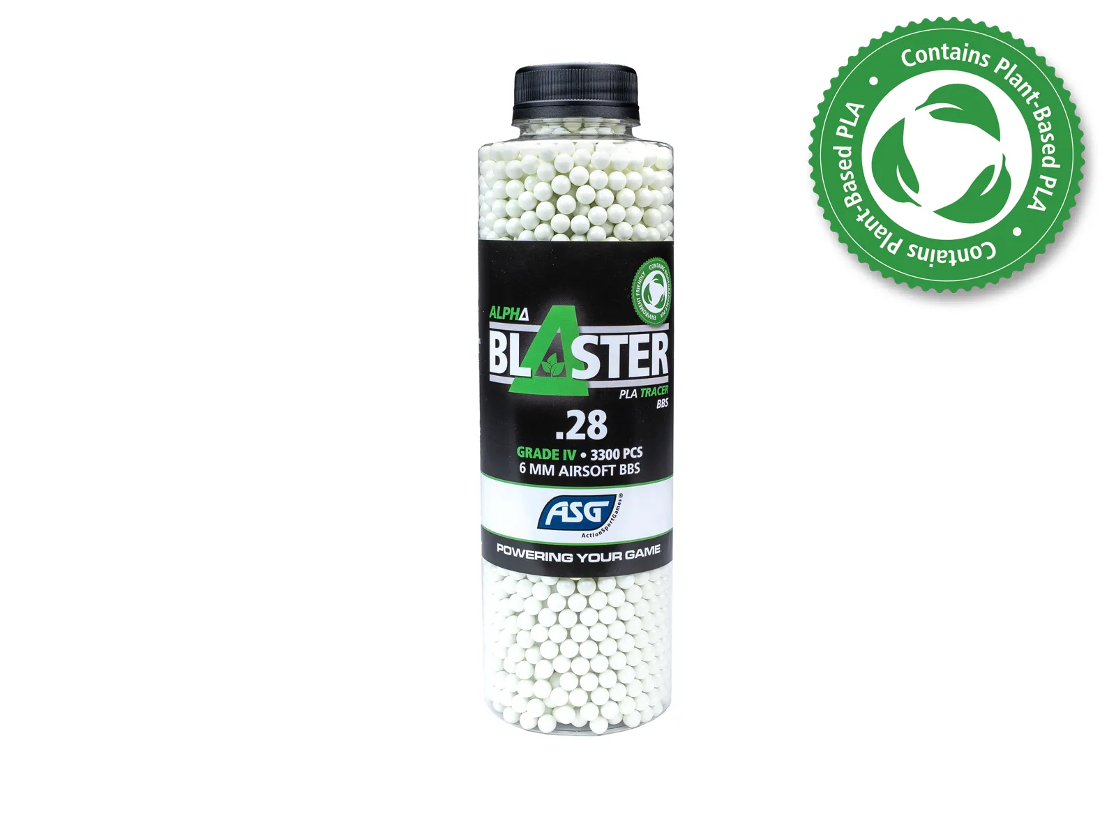 Alpha Blaster Bio Green Tracer BB 0,28g (3300rds)