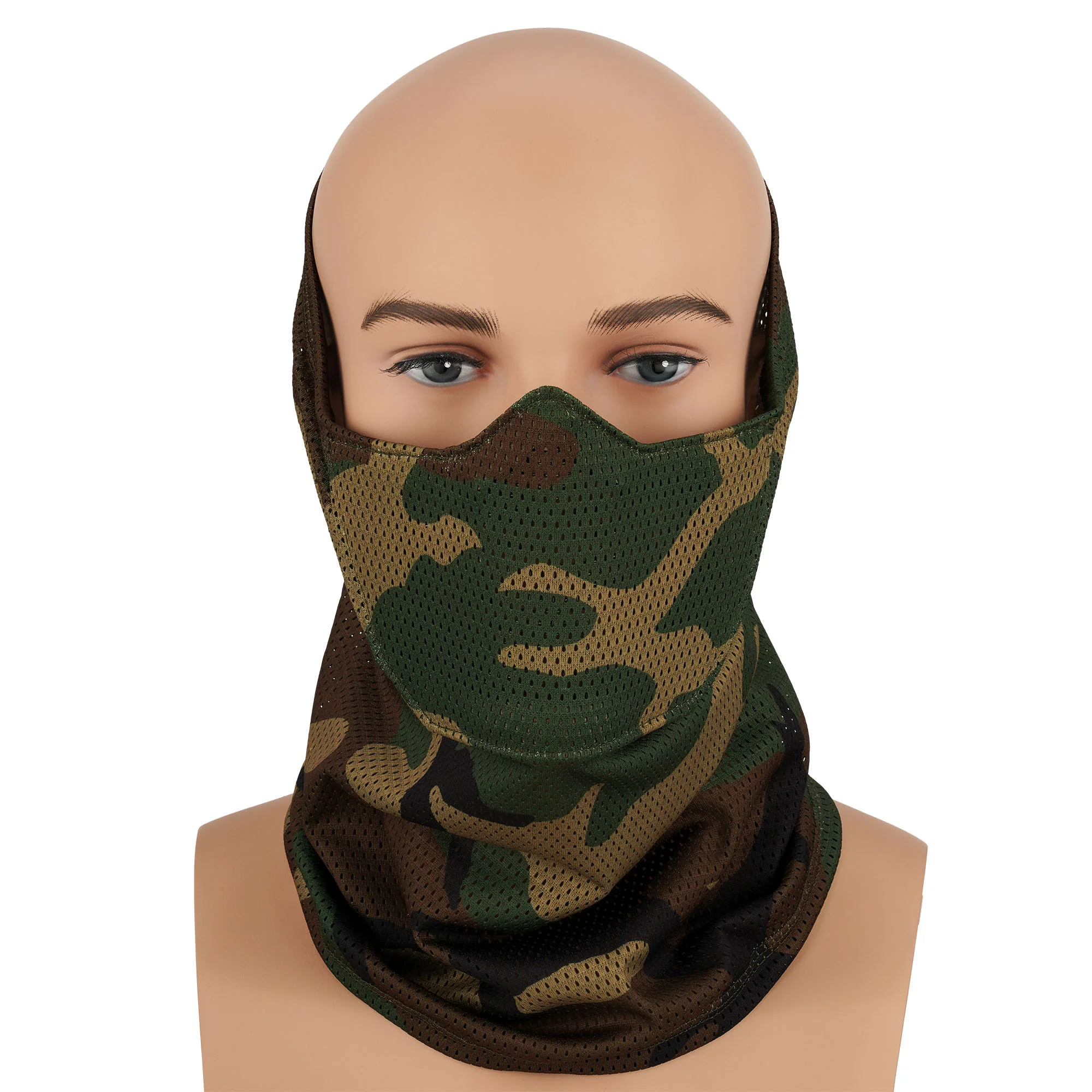 Face Warrior Defender Mask (Woodland)