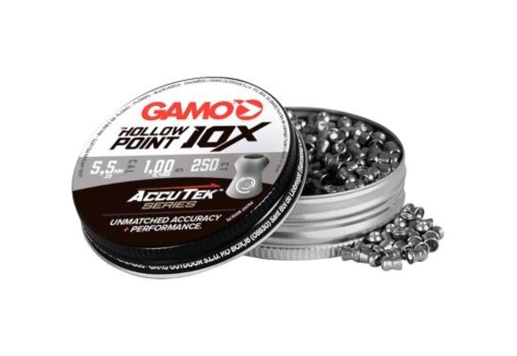 10x Hollow Point ACCUTEK 5.5mm Pellets 250pcs