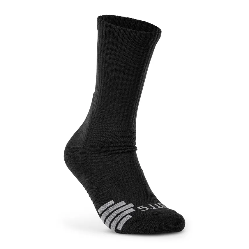 Duty Ready Plus Crew Socks (3-Pack) (Black)