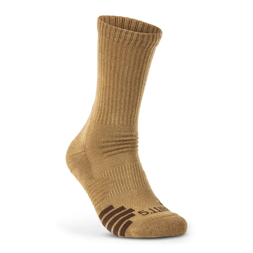 Duty Ready Plus Crew Socks (3-Pack) (US Dark Coyote)