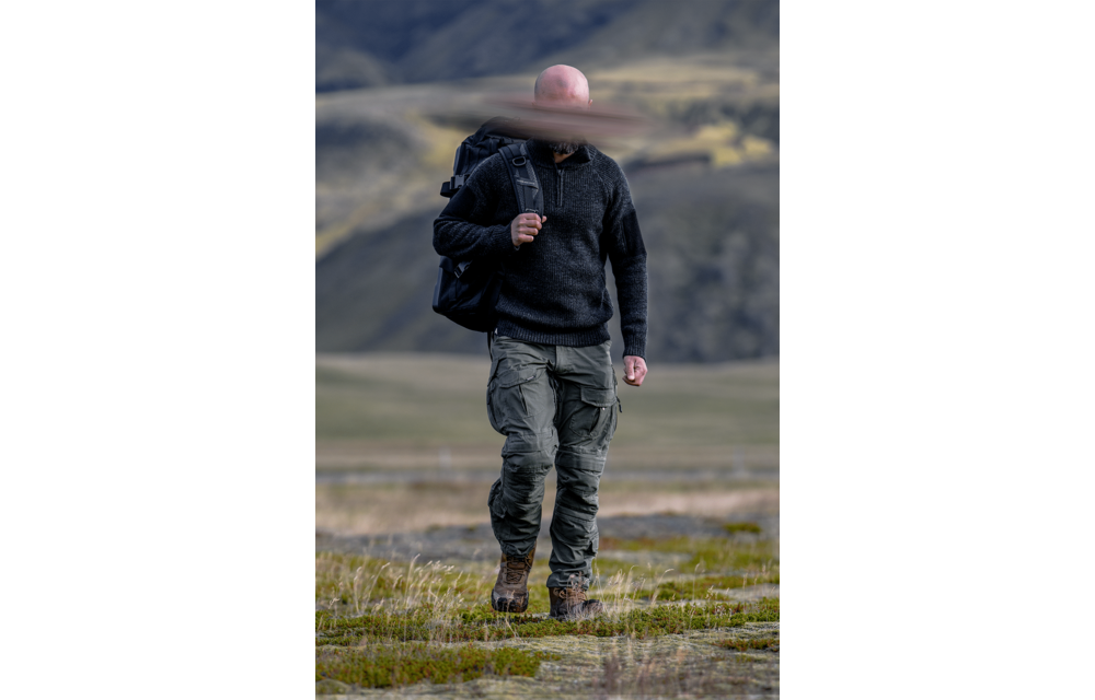 Finnmark Half Zip Sweater (Dark Grey)