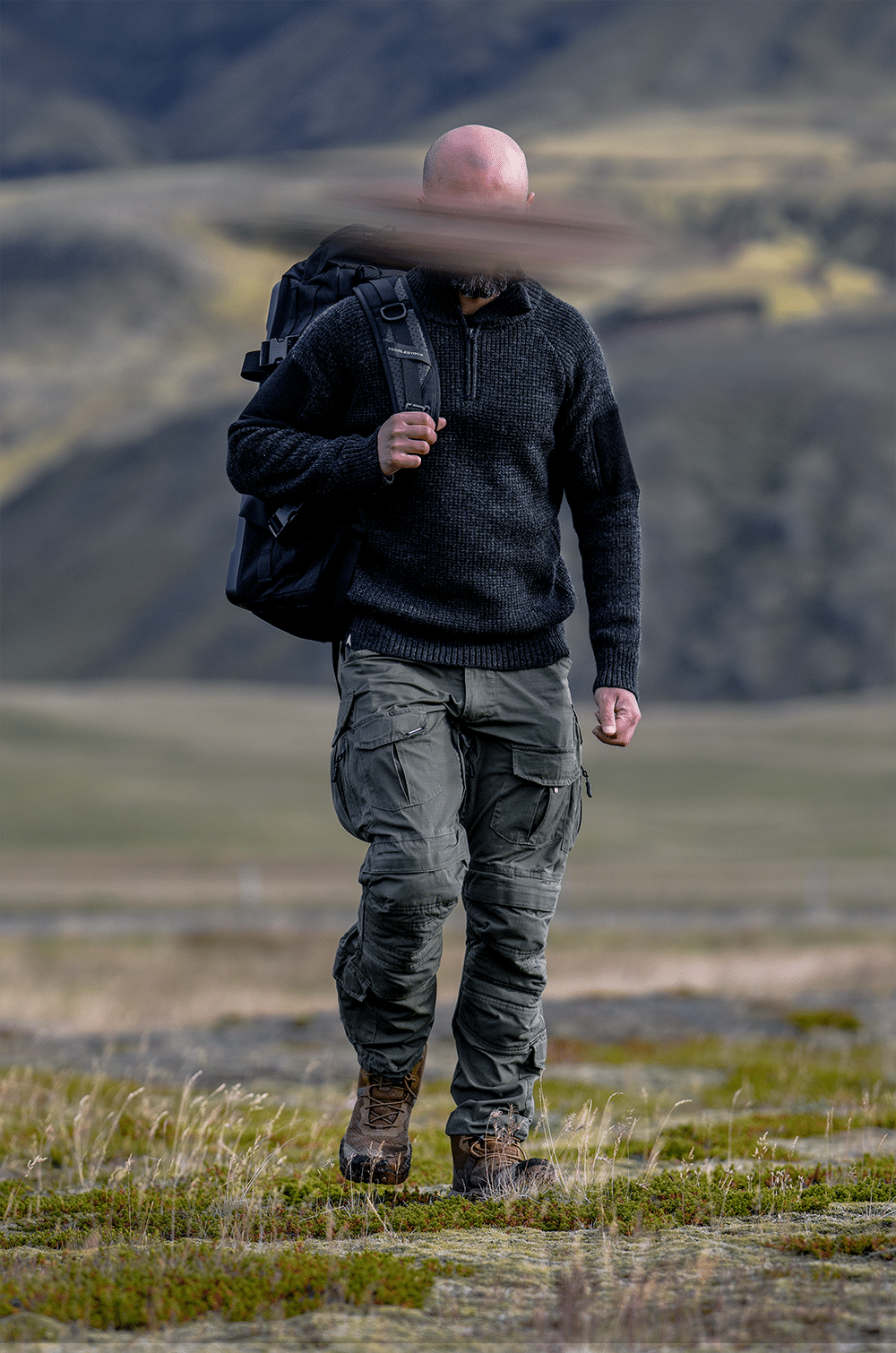 Finnmark Half Zip Sweater (Dark Grey)