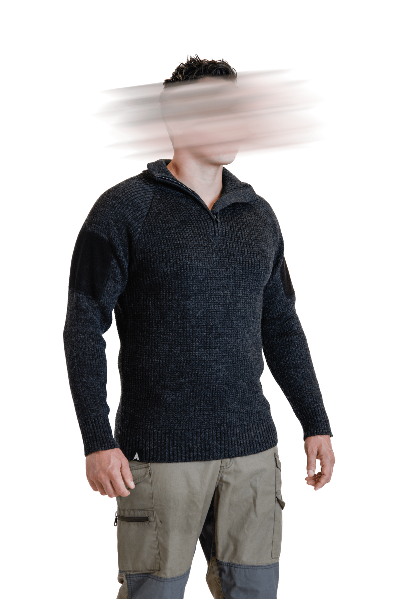 Finnmark Half Zip Sweater (Dark Grey)