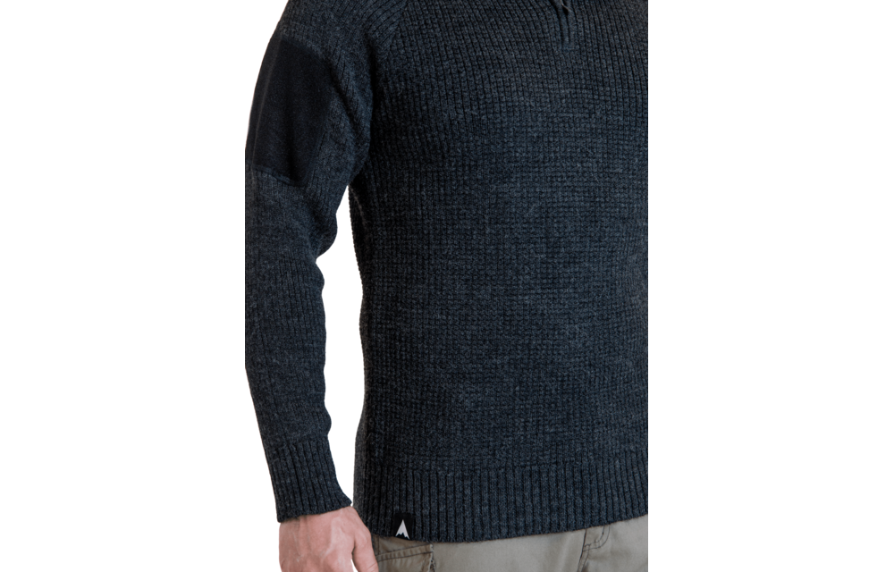 Finnmark Half Zip Sweater (Dark Grey)