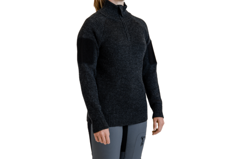 Finnmark Half Zip Sweater (Dark Grey)