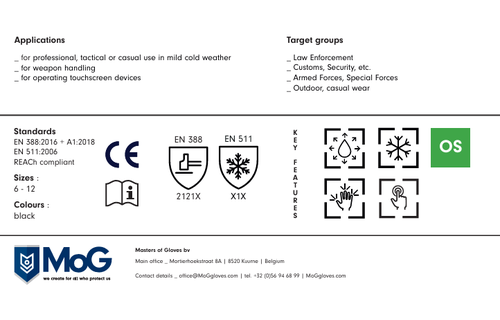 5510 FrostLite Winter Gloves (Black)
