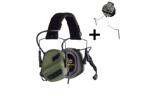 M32H Plus Headset + Helmet Mount (Foliage Green)