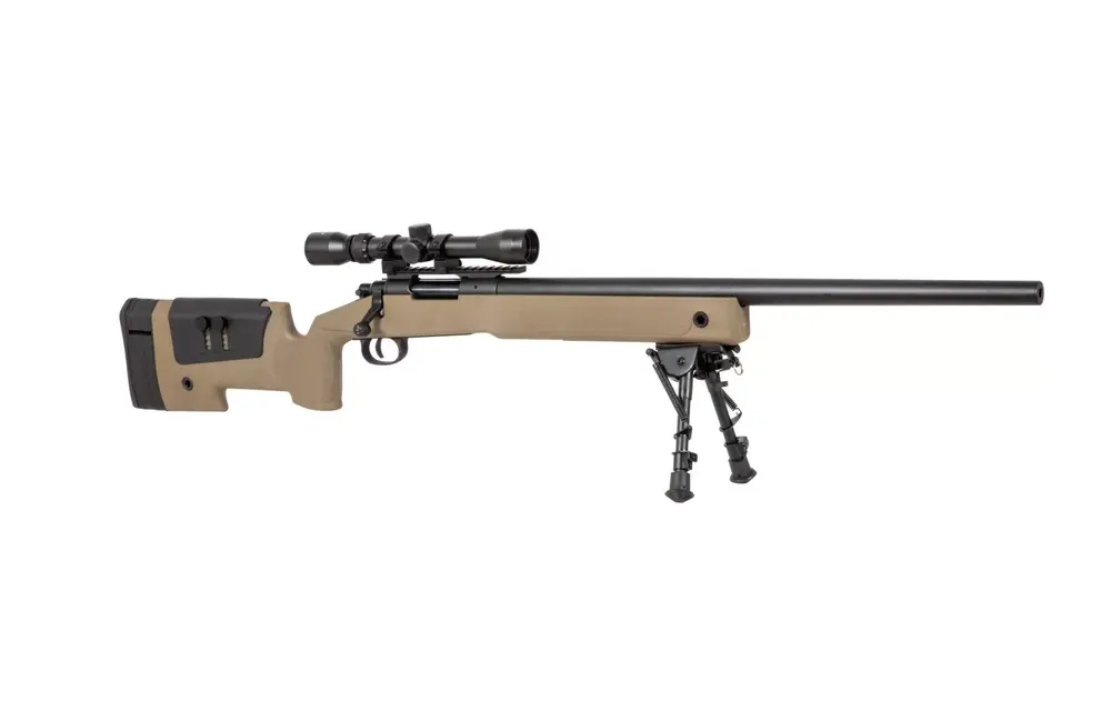 SA-S02 Sniper CORE + Scope & Bipod (Tan)