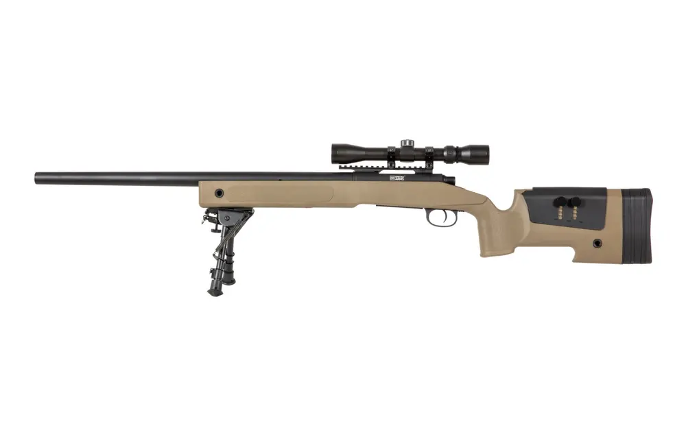 SA-S02 Sniper CORE + Scope & Bipod (Tan)