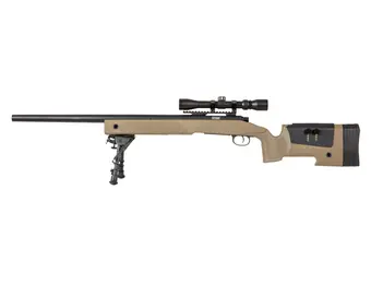 SA-S02 Sniper CORE + Scope & Bipod (Tan)