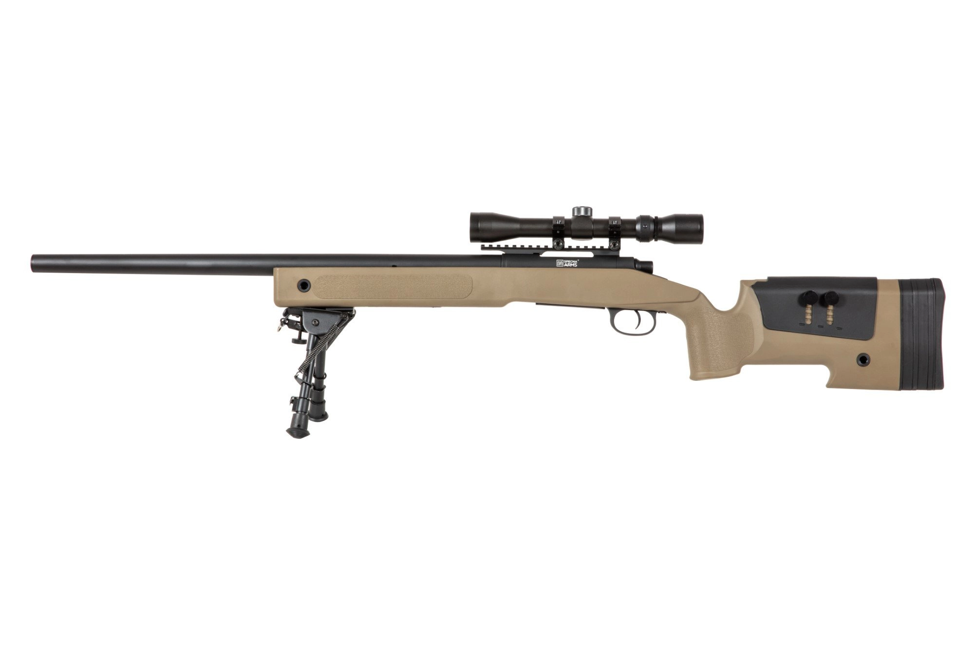 SA-S02 Sniper CORE + Scope & Bipod (Tan)