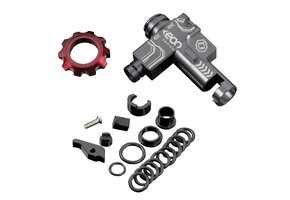 EON CNC Hop-Up Chamber (Titanium / Red)