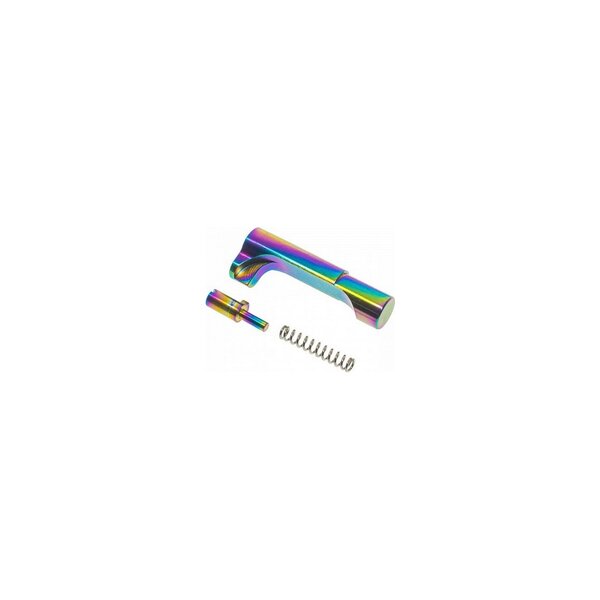 Match Grade Stainless Steel Mag Release Hi-Capa (Rainbow)