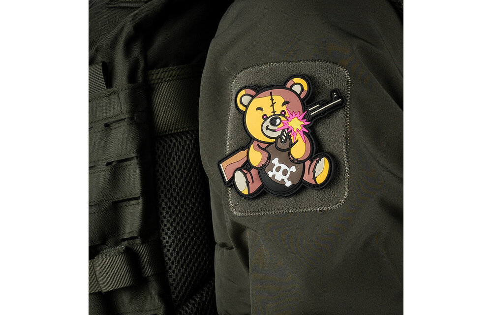 Terror Teddy PVC Patch (Brown)