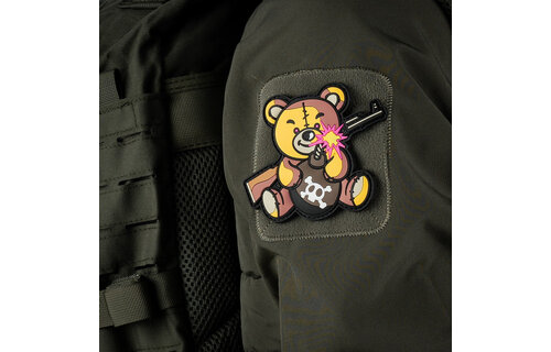 Terror Teddy PVC Patch (Brown)