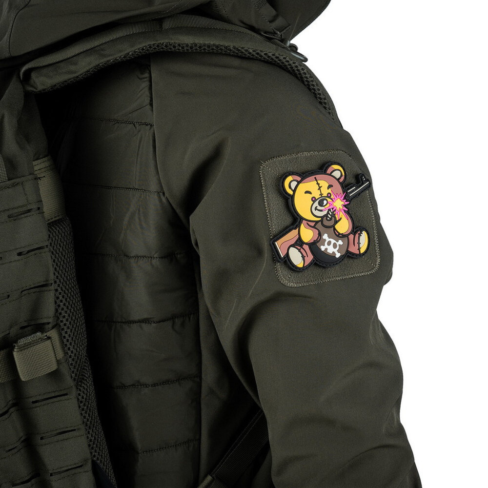 Terror Teddy PVC Patch (Brown)