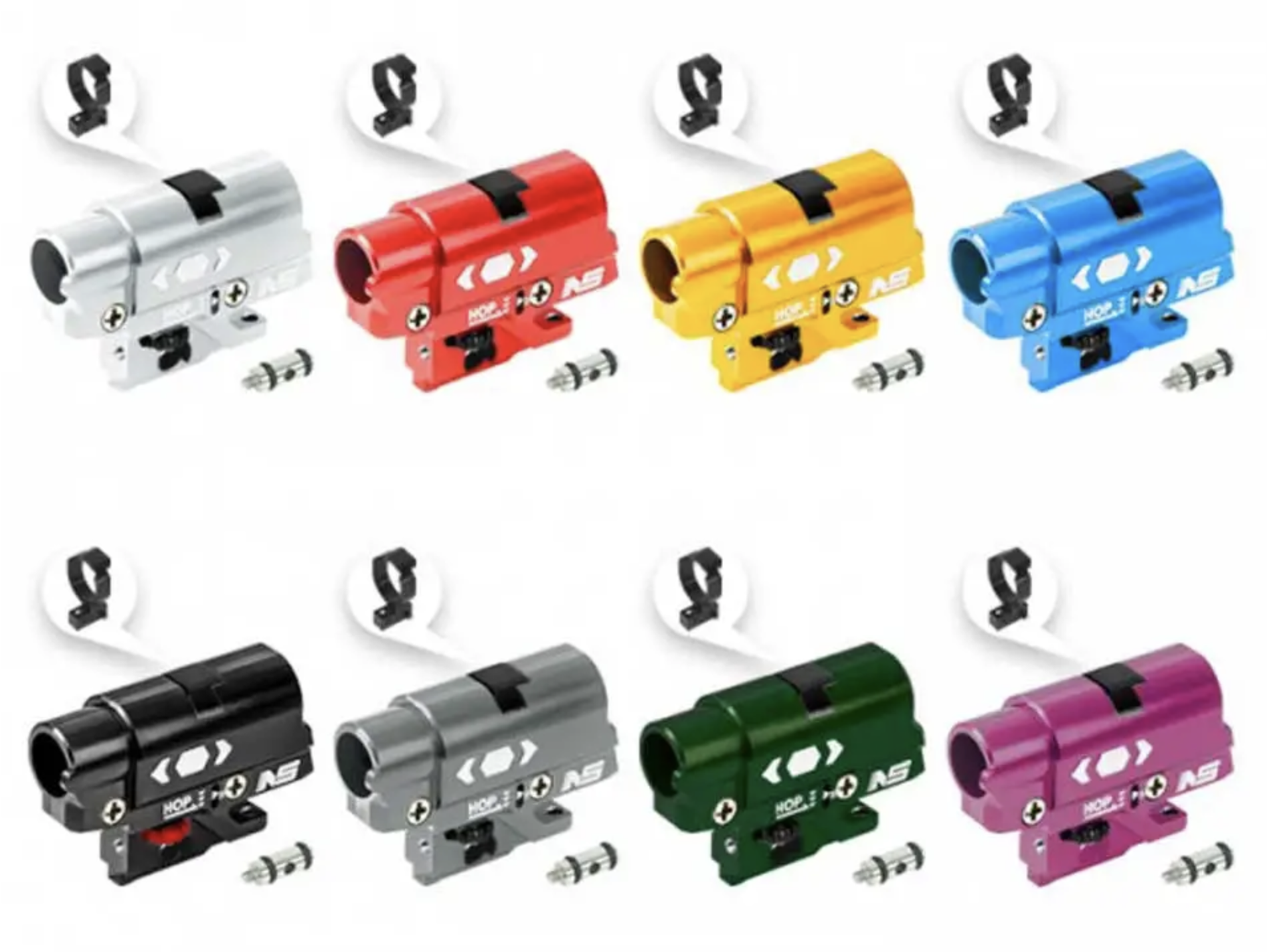 Hi-Capa Hopup Chamber (Hard Nub) (Alu) (Pin Version)