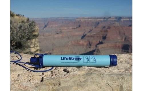 Peak Series Personal Water Filter Straw (Dark Gray)