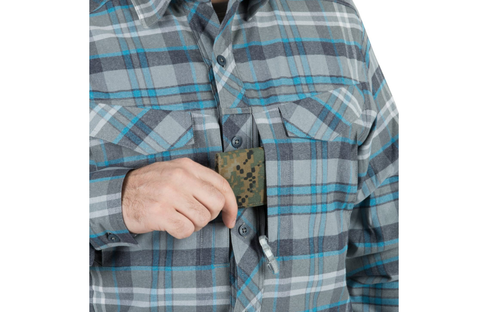 Defender MK2 Pilgrim Shirt (Moss Green Denim)